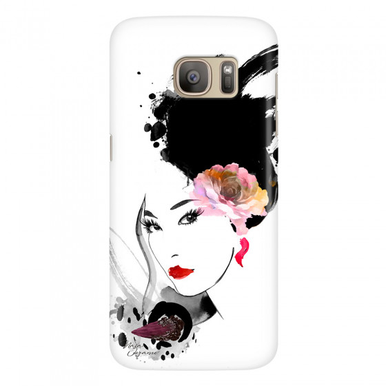 SAMSUNG - Galaxy S7 - 3D Snap Case - Black Beauty