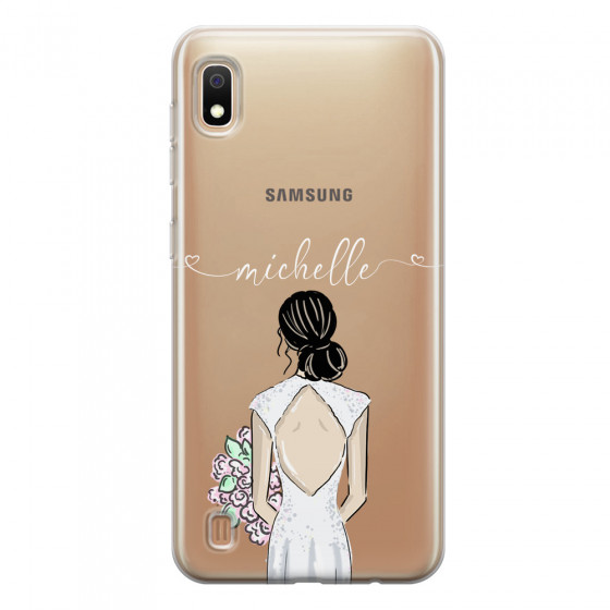 SAMSUNG - Galaxy A10 - Soft Clear Case - Bride To Be Blackhair II.