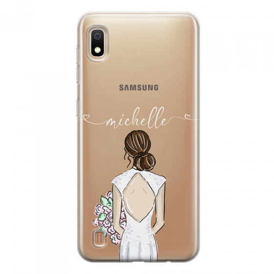 SAMSUNG - Galaxy A10 - Soft Clear Case - Bride To Be Brunette II.