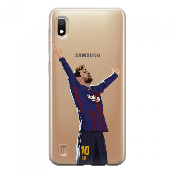 SAMSUNG - Galaxy A10 - Soft Clear Case - For Barcelona Fans