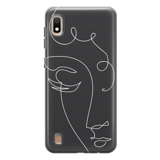 SAMSUNG - Galaxy A10 - Soft Clear Case - Light Portrait in Picasso Style