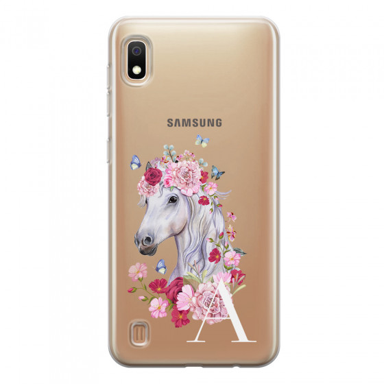SAMSUNG - Galaxy A10 - Soft Clear Case - Magical Horse White
