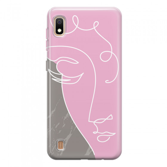 SAMSUNG - Galaxy A10 - Soft Clear Case - Miss Pink