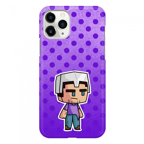 APPLE - iPhone 11 Pro - 3D Snap Case - Purple Shield Crafter