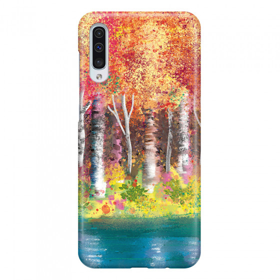 SAMSUNG - Galaxy A70 - 3D Snap Case - Calm Birch Trees