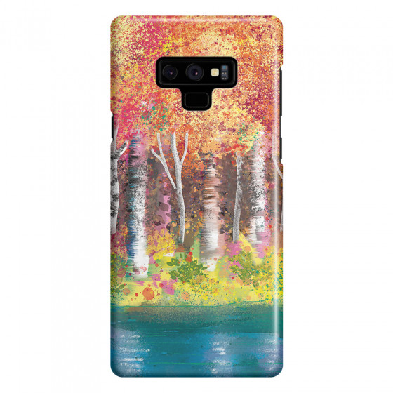 SAMSUNG - Galaxy Note 9 - 3D Snap Case - Calm Birch Trees