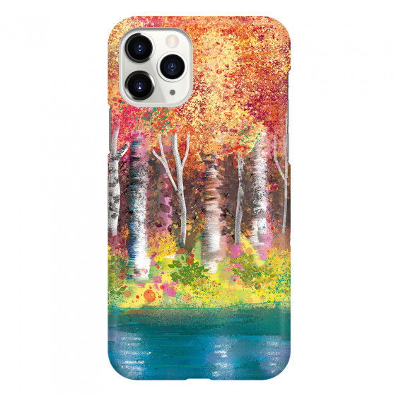APPLE - iPhone 11 Pro Max - 3D Snap Case - Calm Birch Trees