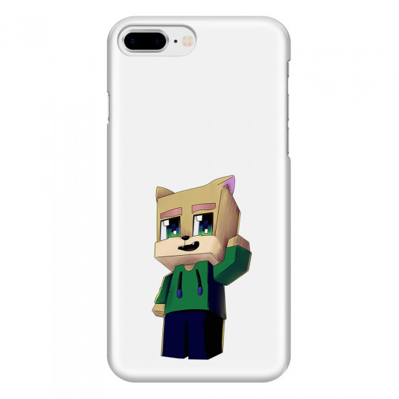 APPLE - iPhone 8 Plus - 3D Snap Case - Clear Fox Player