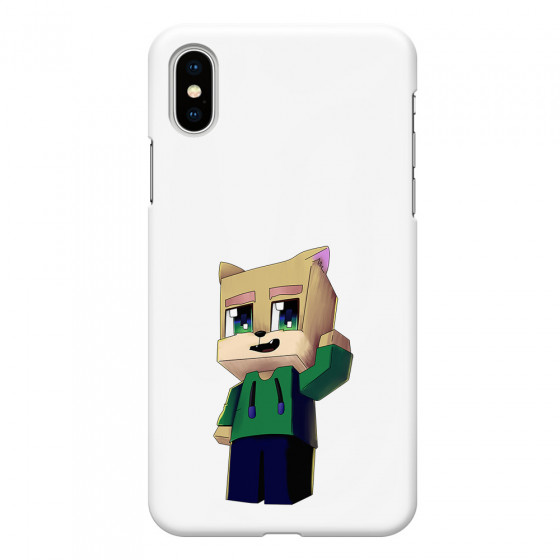 APPLE - iPhone XS - 3D Snap Case - Clear Fox Player