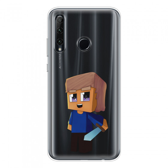 HONOR - Honor 20 lite - Soft Clear Case - Clear Sword Kid