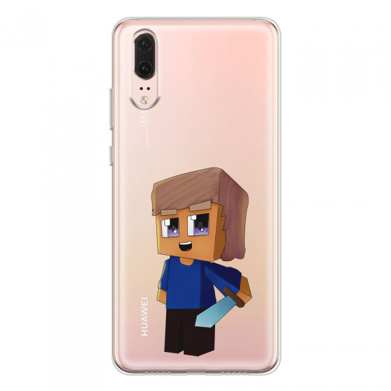 HUAWEI - P20 - Soft Clear Case - Clear Sword Kid