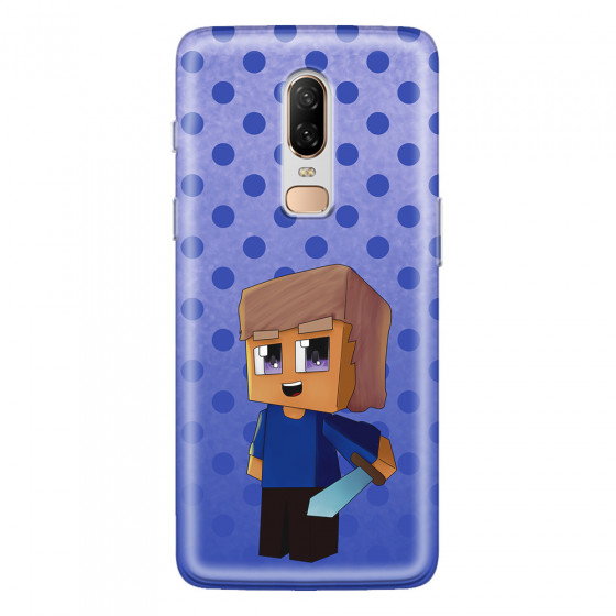 ONEPLUS - OnePlus 6 - Soft Clear Case - Blue Sword Kid
