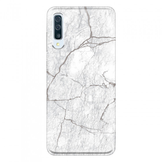 SAMSUNG - Galaxy A70 - Soft Clear Case - Pure Marble Collection II.