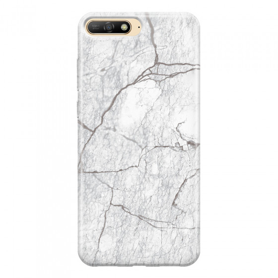 HUAWEI - Y6 2018 - Soft Clear Case - Pure Marble Collection II.