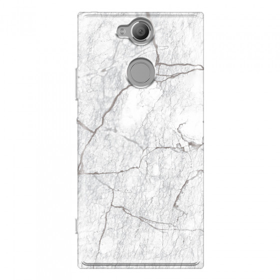SONY - Sony Xperia XA2 - Soft Clear Case - Pure Marble Collection II.