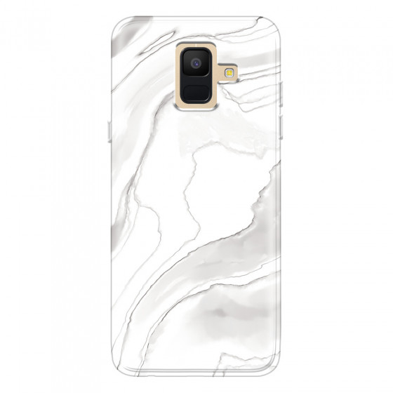 SAMSUNG - Galaxy A6 2018 - Soft Clear Case - Pure Marble Collection III.