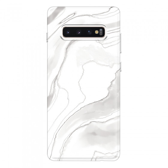 SAMSUNG - Galaxy S10 Plus - Soft Clear Case - Pure Marble Collection III.