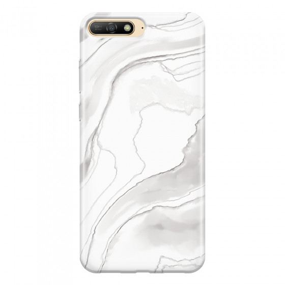 HUAWEI - Y6 2018 - Soft Clear Case - Pure Marble Collection III.