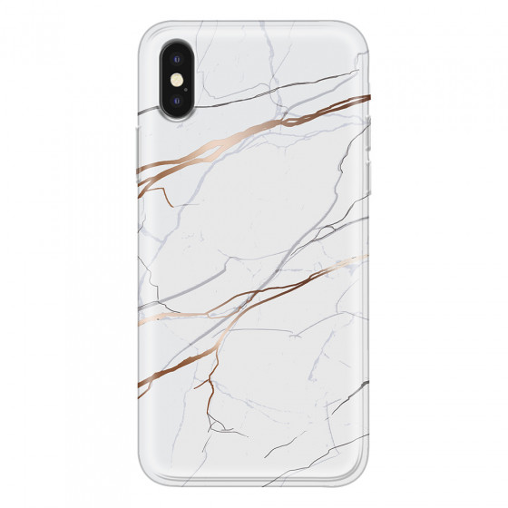 APPLE - iPhone XS - Soft Clear Case - Pure Marble Collection IV.