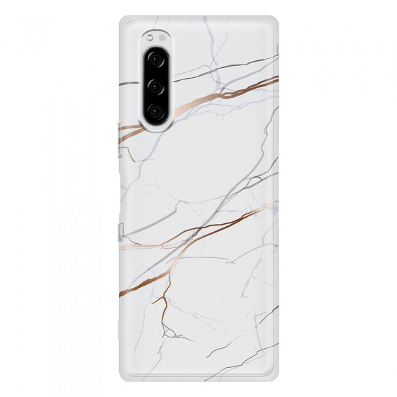 SONY - Sony Xperia 5 - Soft Clear Case - Pure Marble Collection IV.