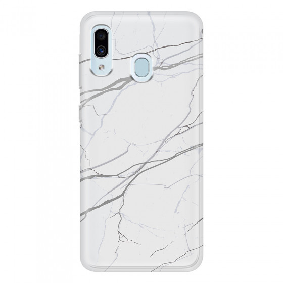 SAMSUNG - Galaxy A20 / A30 - Soft Clear Case - Pure Marble Collection V.