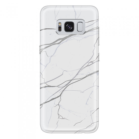 SAMSUNG - Galaxy S8 - Soft Clear Case - Pure Marble Collection V.