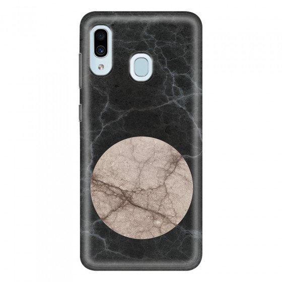 SAMSUNG - Galaxy A20 / A30 - Soft Clear Case - Pure Marble Collection VII.