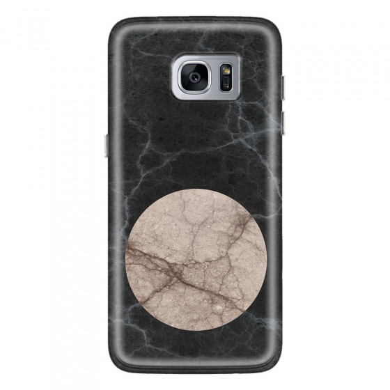 SAMSUNG - Galaxy S7 Edge - Soft Clear Case - Pure Marble Collection VII.