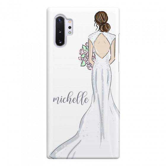 SAMSUNG - Galaxy Note 10 Plus - 3D Snap Case - Bride To Be Brunette Dark