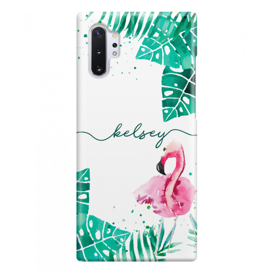 SAMSUNG - Galaxy Note 10 Plus - 3D Snap Case - Flamingo Watercolor