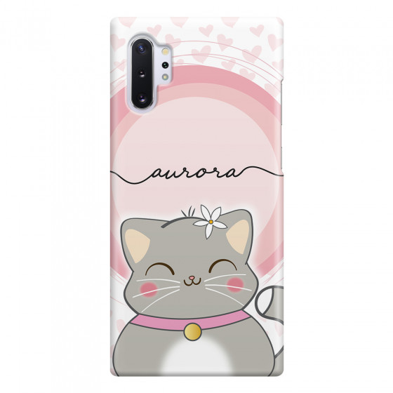 SAMSUNG - Galaxy Note 10 Plus - 3D Snap Case - Kitten Handwritten