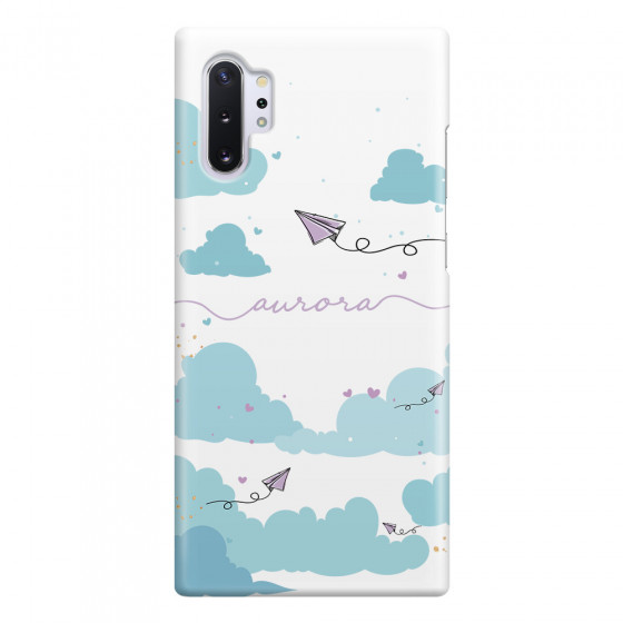 SAMSUNG - Galaxy Note 10 Plus - 3D Snap Case - Up in the Clouds Purple