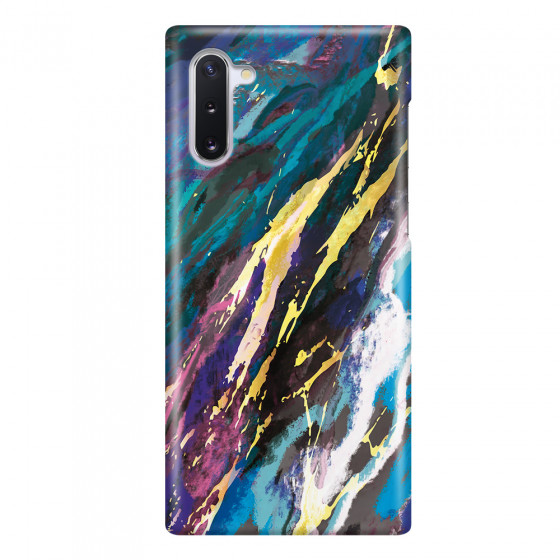 SAMSUNG - Galaxy Note 10 - 3D Snap Case - Marble Bahama Blue