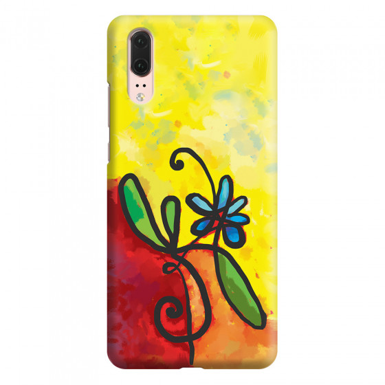 HUAWEI - P20 - 3D Snap Case - Flower in Picasso Style