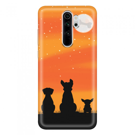 XIAOMI - Xiaomi Redmi Note 8 Pro - Soft Clear Case - Dog's Desire Orange Sky