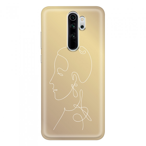XIAOMI - Xiaomi Redmi Note 8 Pro - Soft Clear Case - Golden Lady