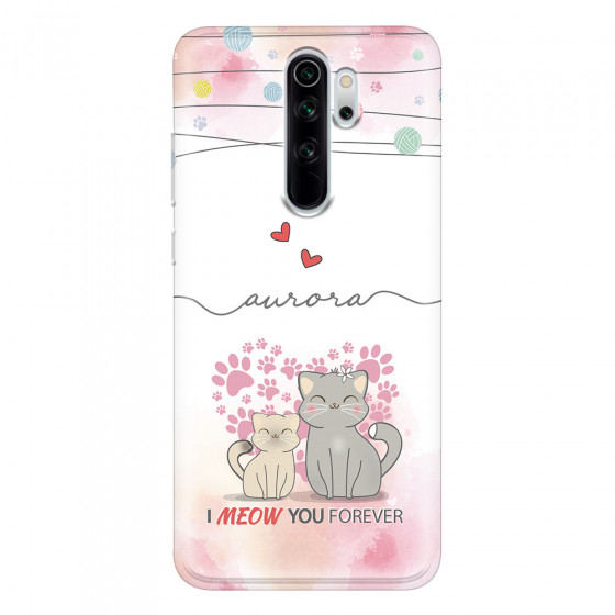 XIAOMI - Xiaomi Redmi Note 8 Pro - Soft Clear Case - I Meow You Forever