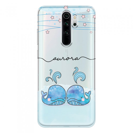 XIAOMI - Xiaomi Redmi Note 8 Pro - Soft Clear Case - Little Whales