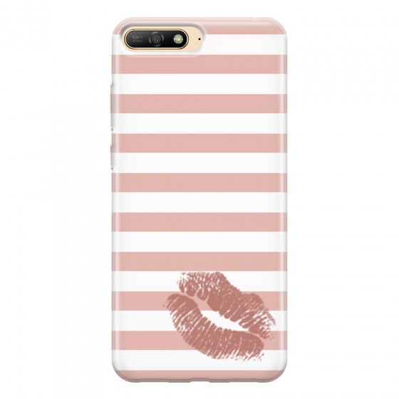 HUAWEI - Y6 2018 - Soft Clear Case - Pink Lipstick