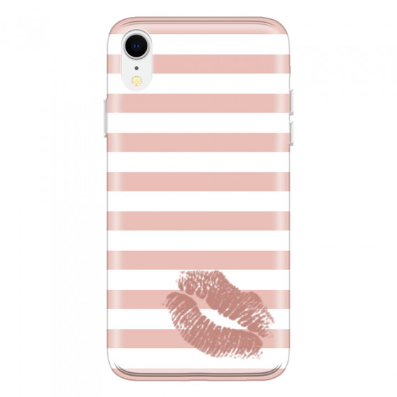 APPLE - iPhone XR - Soft Clear Case - Pink Lipstick