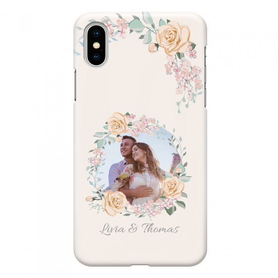 APPLE - iPhone XS - 3D Snap Case - Frame Of Roses
