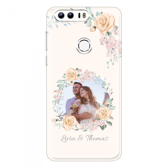 HONOR - Honor 8 - Soft Clear Case - Frame Of Roses