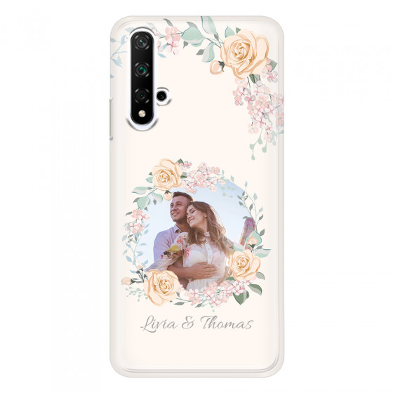HONOR - Honor 20 - Soft Clear Case - Frame Of Roses