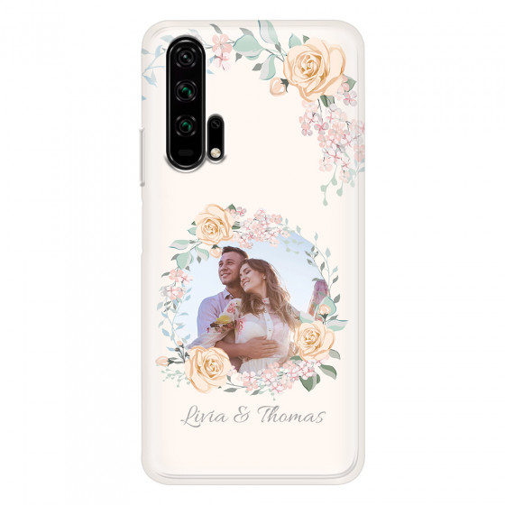HONOR - Honor 20 Pro - Soft Clear Case - Frame Of Roses