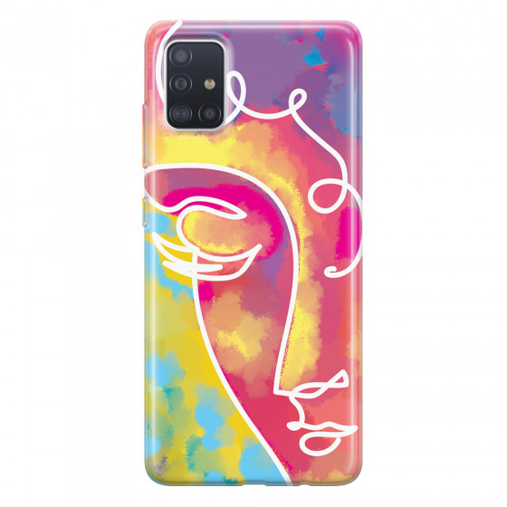 SAMSUNG - Galaxy A51 - Soft Clear Case - Amphora Girl