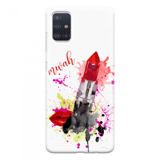 SAMSUNG - Galaxy A71 - Soft Clear Case - Lipstick