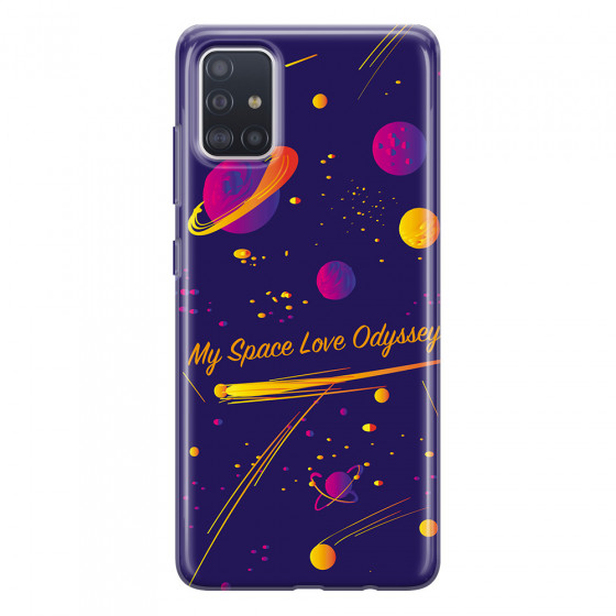 SAMSUNG - Galaxy A71 - Soft Clear Case - Love Space Odyssey