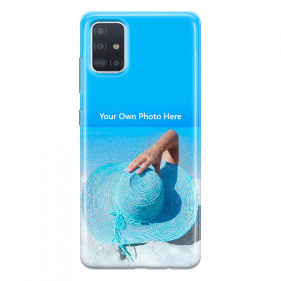 SAMSUNG - Galaxy A71 - Soft Clear Case - Single Photo Case