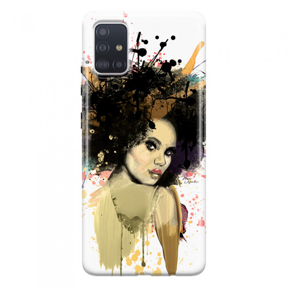 SAMSUNG - Galaxy A71 - Soft Clear Case - We love Afro