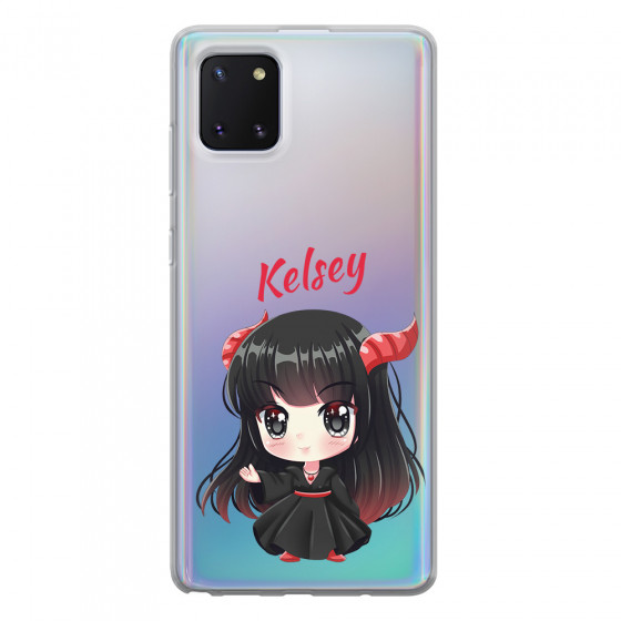 SAMSUNG - Galaxy Note 10 Lite - Soft Clear Case - Chibi Kelsey